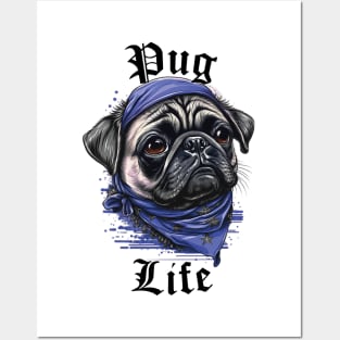 Pug Life - Light Color Posters and Art